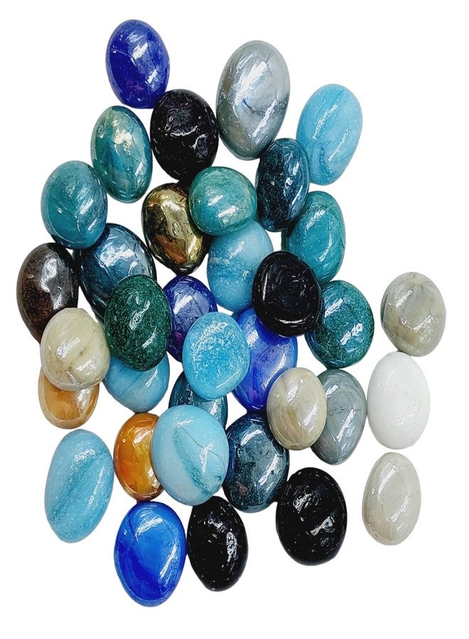 Snabs Mix Shining Decorative Stone for Aquarium, Fountain, Fish Bowl, Vase Fillers, Party Table Scatter, Home Decoration, Multicolor, 1 kg - Image 3